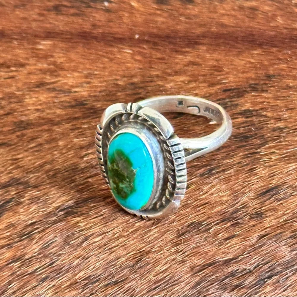 Sterling Silver and Turquoise Native Ring NWOT - Picture 3 of 15
